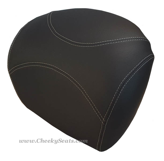 Vespa GTV Seat Cover Premium Hand Tailored Black Saddle Cover